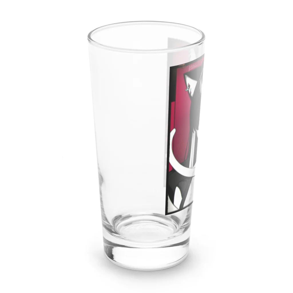 momonekokoの白蛇と獣耳の女性 Long Sized Water Glass :left