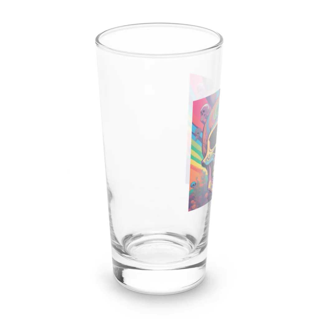 HIROYAN5935のレインボースカル Long Sized Water Glass :left