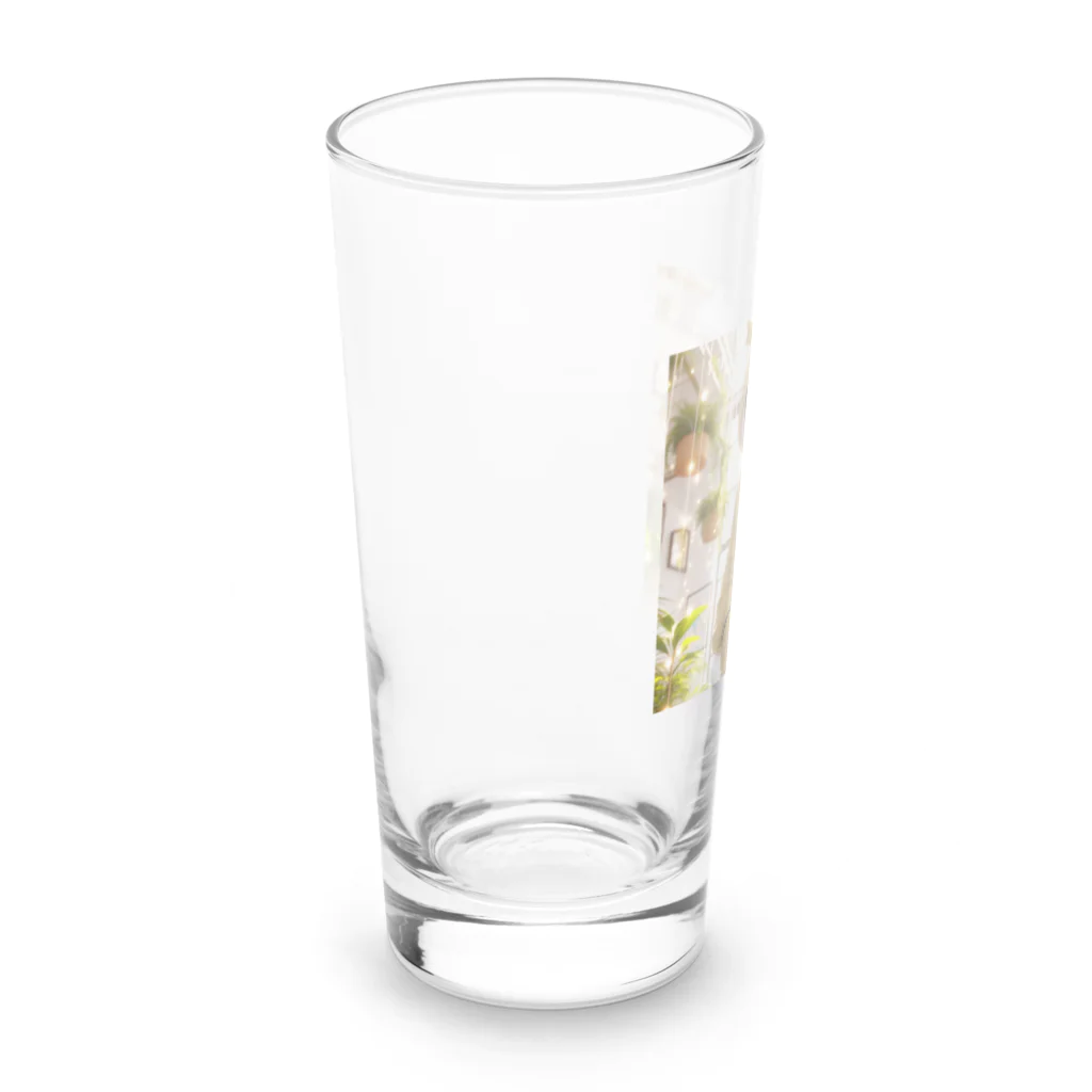 dramusumeの温ドラ娘！イエロー Long Sized Water Glass :left