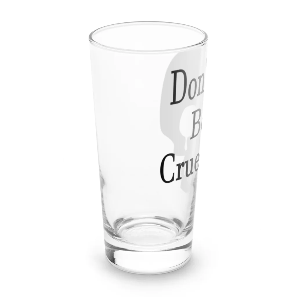 『NG （Niche・Gate）』ニッチゲート-- IN SUZURIのDon't Be Cruel.(黒) Long Sized Water Glass :left