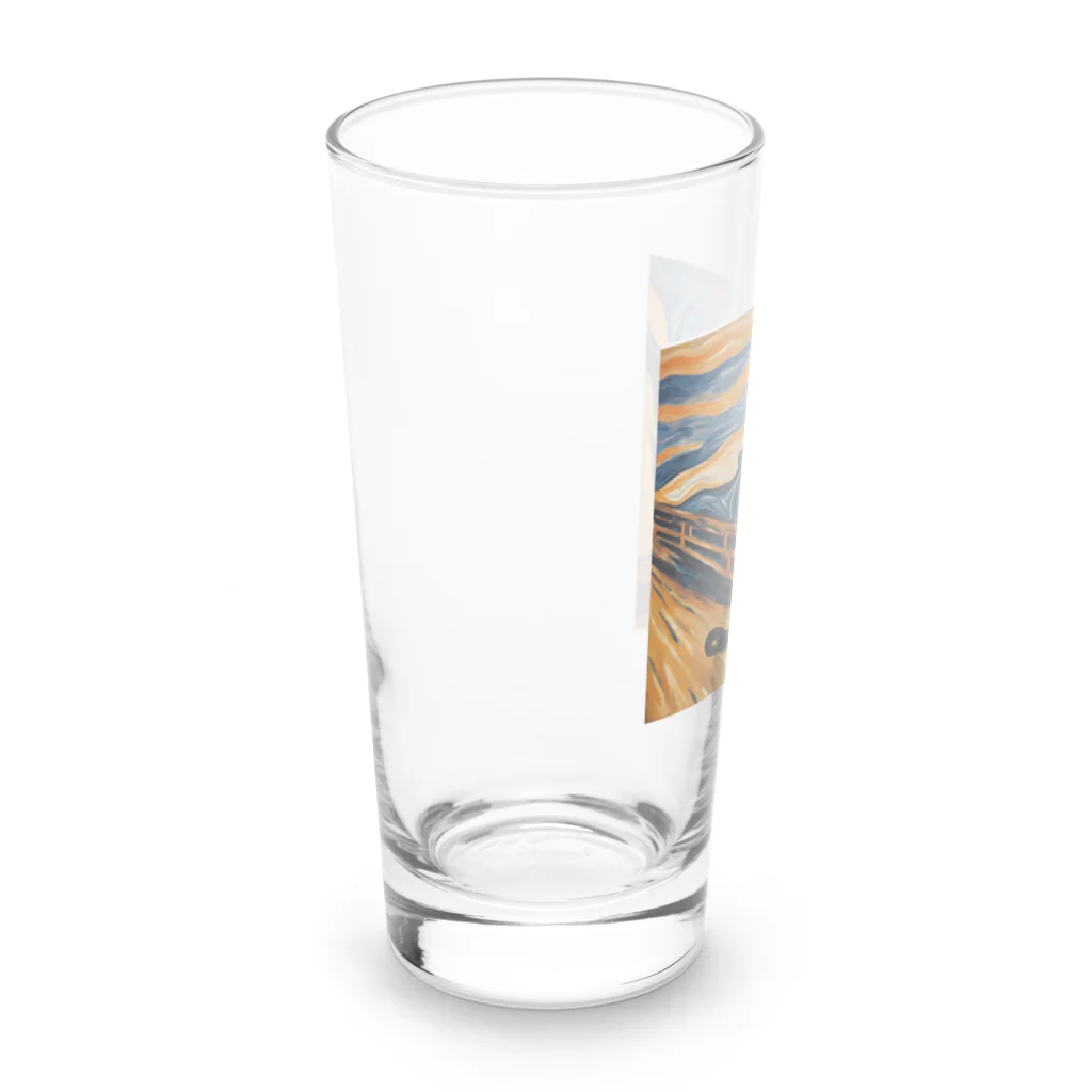 Be proudのにゃんこの叫び Long Sized Water Glass :left