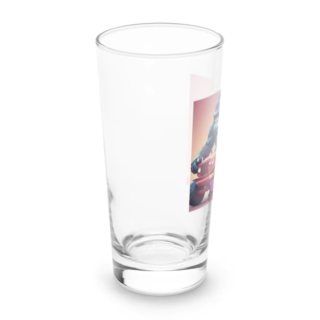 detekoikatahirakun_2gouの買い物カート　ゴリラ Long Sized Water Glass :left