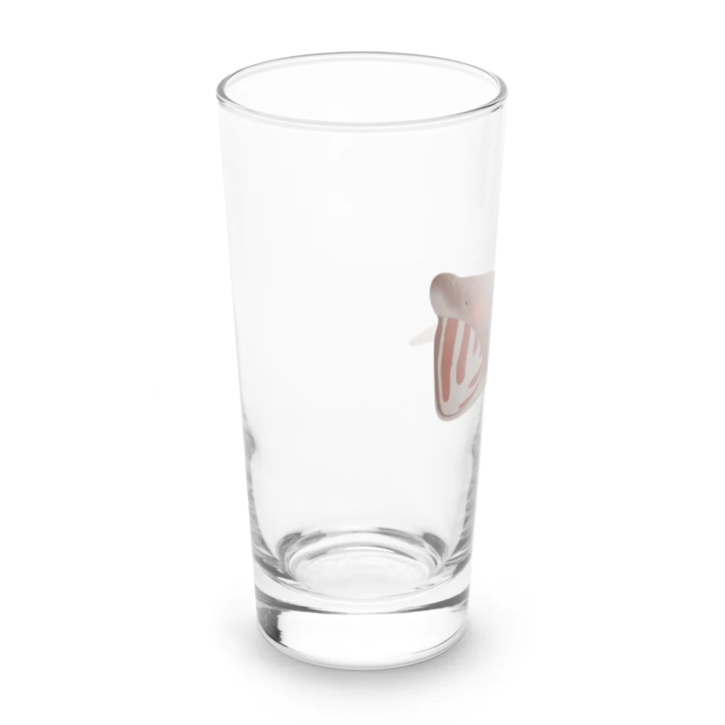 まろきめがぬのウバザメくん！ Long Sized Water Glass :left