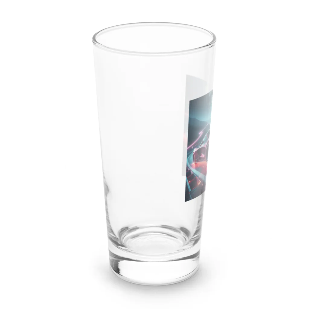 nerobooのお店のカッコイイ車のグッズです Long Sized Water Glass :left