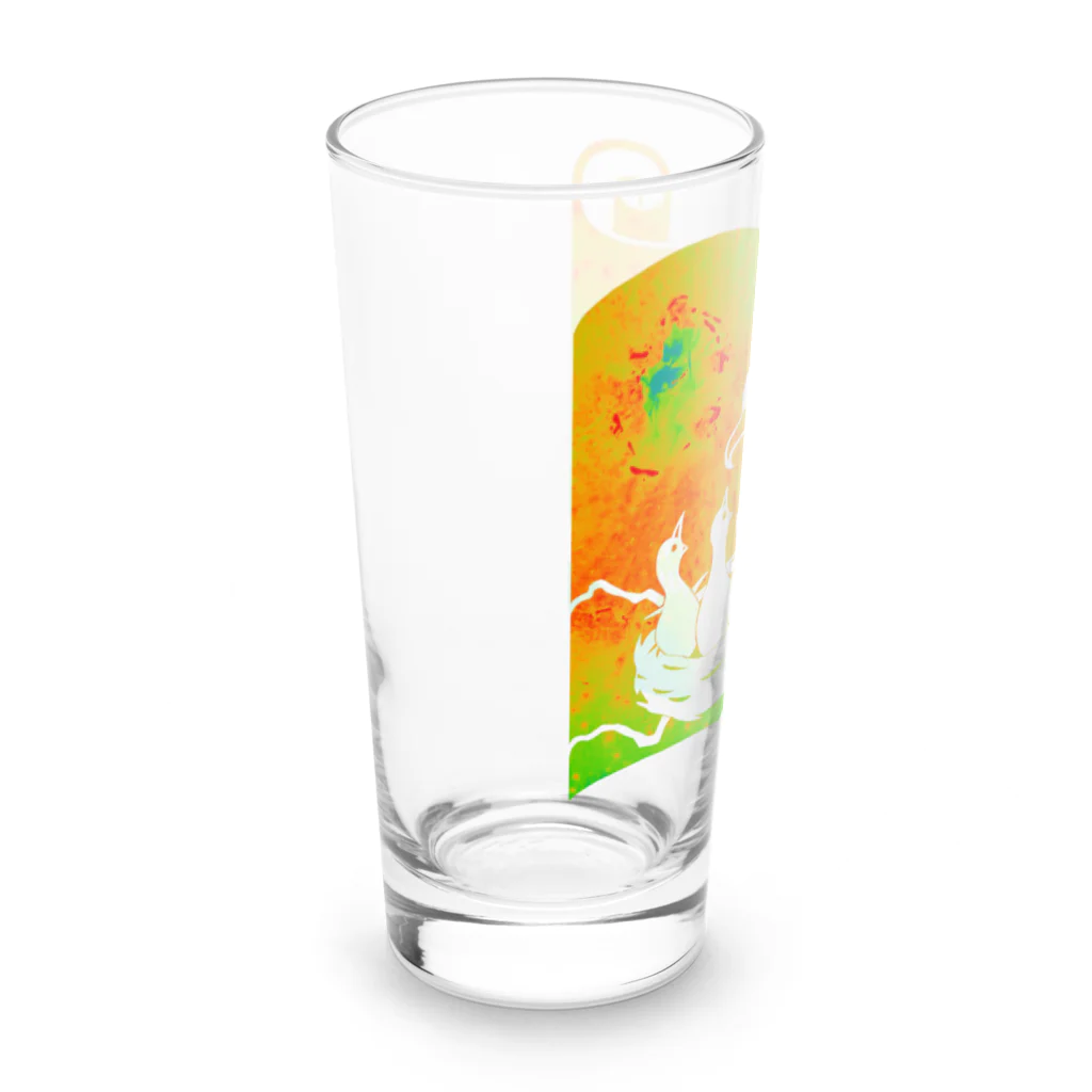 Nature Art GalleryのNature Art Gallery　ミミヒダハゲワシ Long Sized Water Glass :left