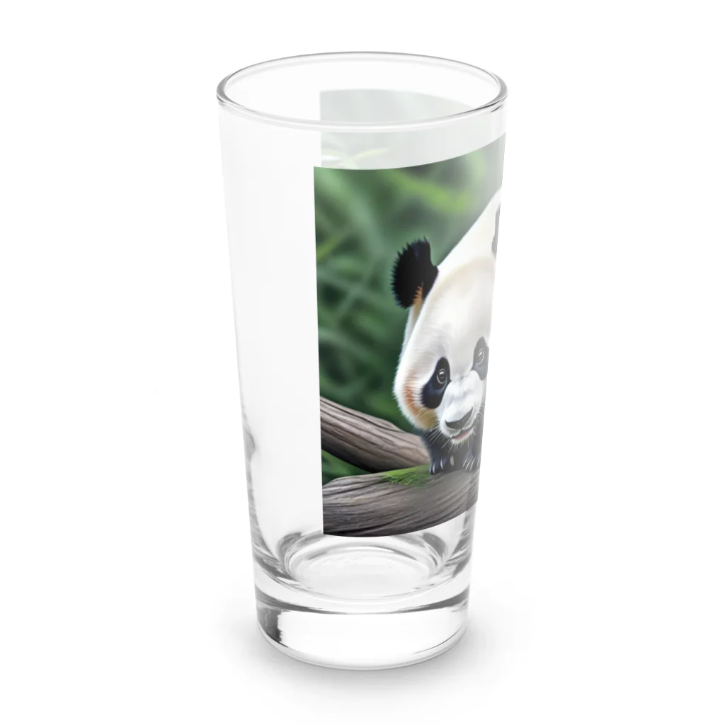 ジャパネットケフィアの竹の達人パンダ(小物) Long Sized Water Glass :left