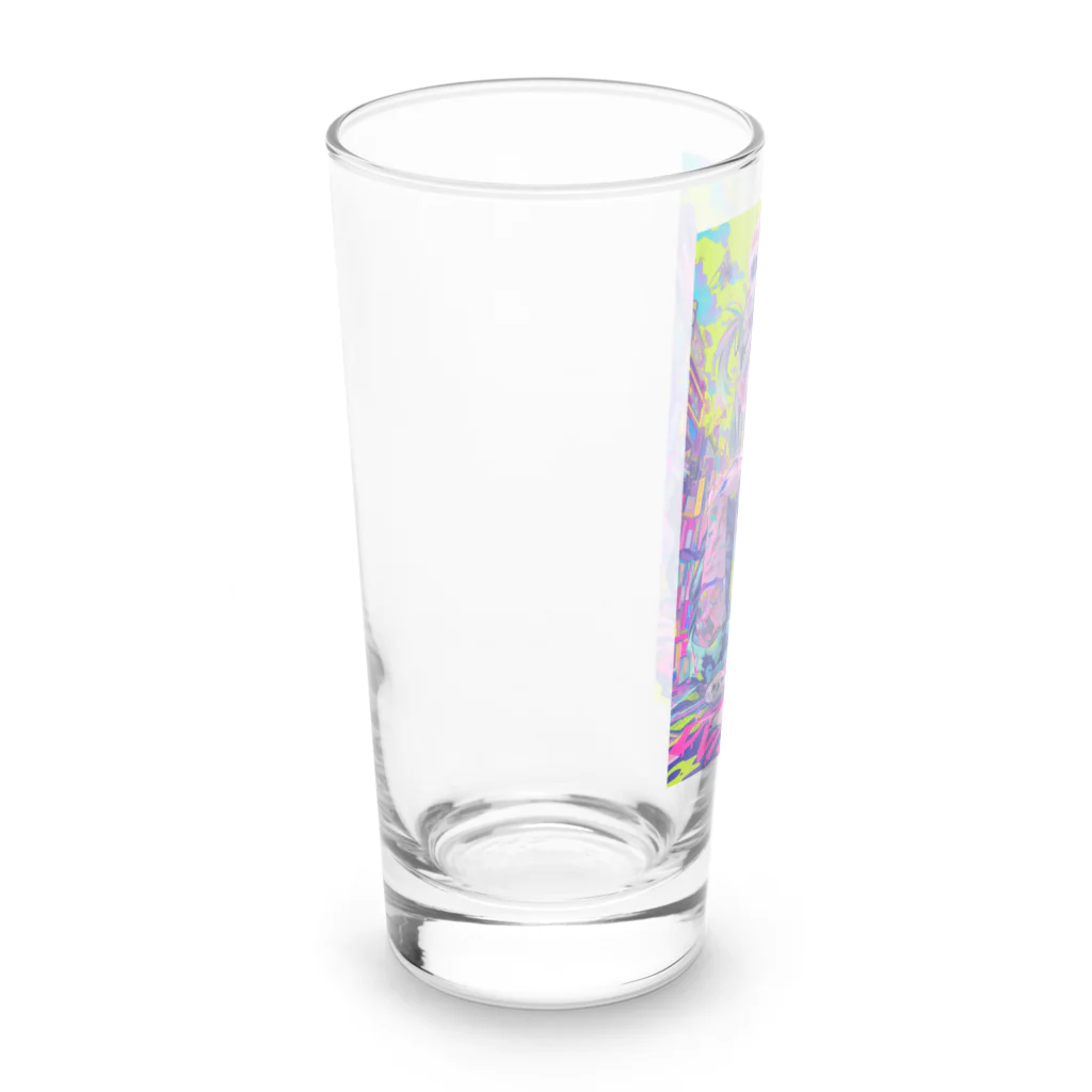 ArtZusiのギークな子 Long Sized Water Glass :left