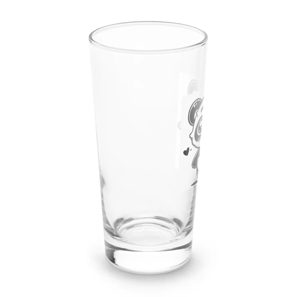 YSDNのかわいいパンダ Long Sized Water Glass :left