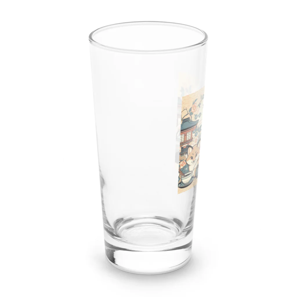 明鏡止水のキョウとニャミ Long Sized Water Glass :left