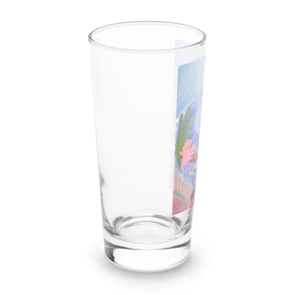 もふおみのマーメイド Long Sized Water Glass :left