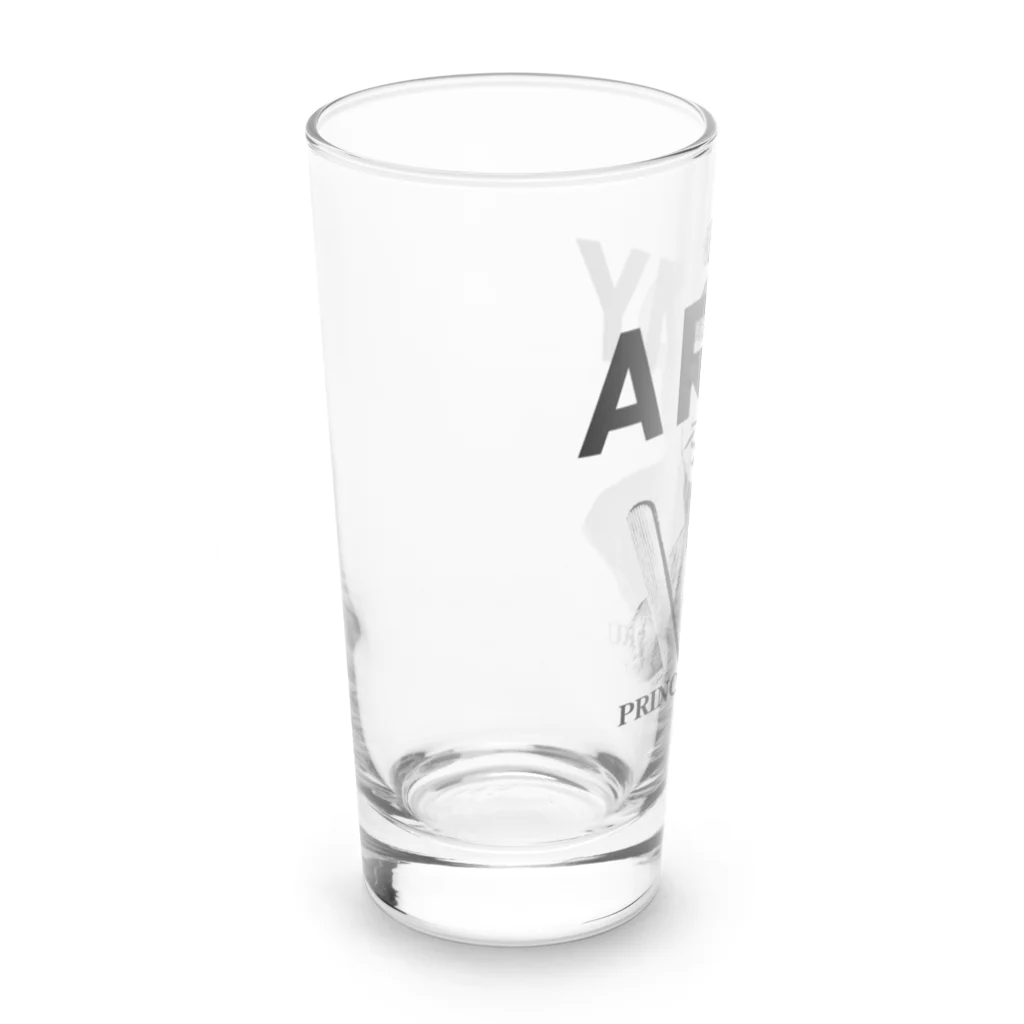 部屋とデニムとわたしのU.S.ARMYな聖徳太子さん Long Sized Water Glass :left