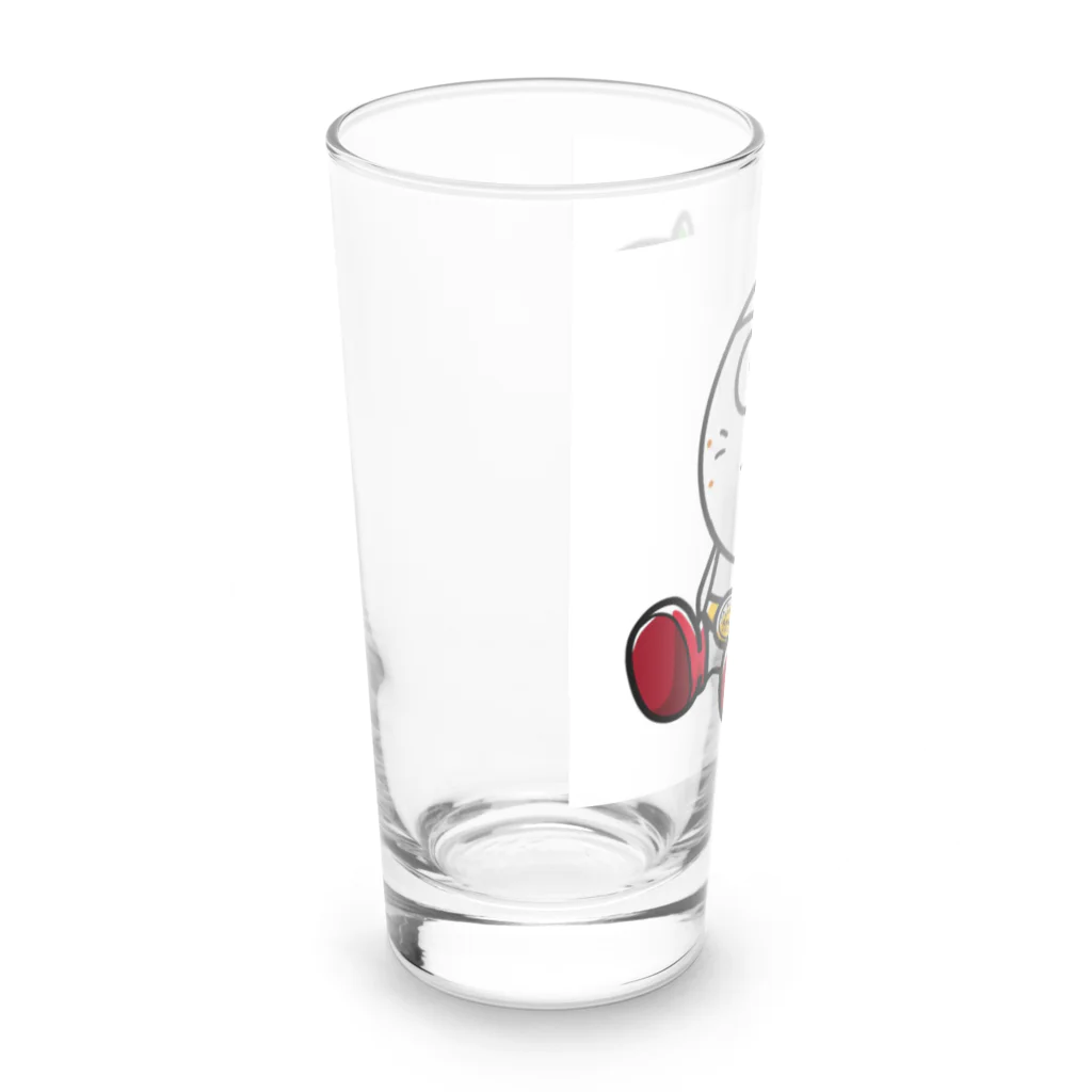 あじまるくんのあじまるくんのみかんジュース専門グラス Long Sized Water Glass :left