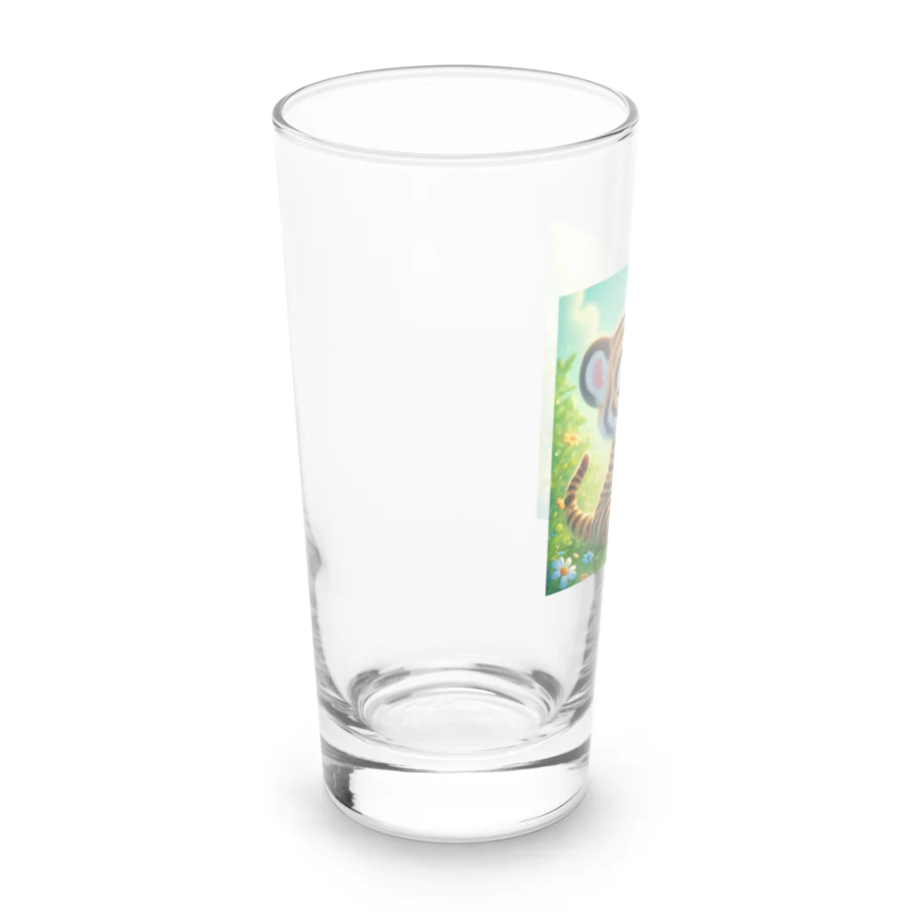 HAYANA.のかわいすぎる虎の赤ちゃん Long Sized Water Glass :left