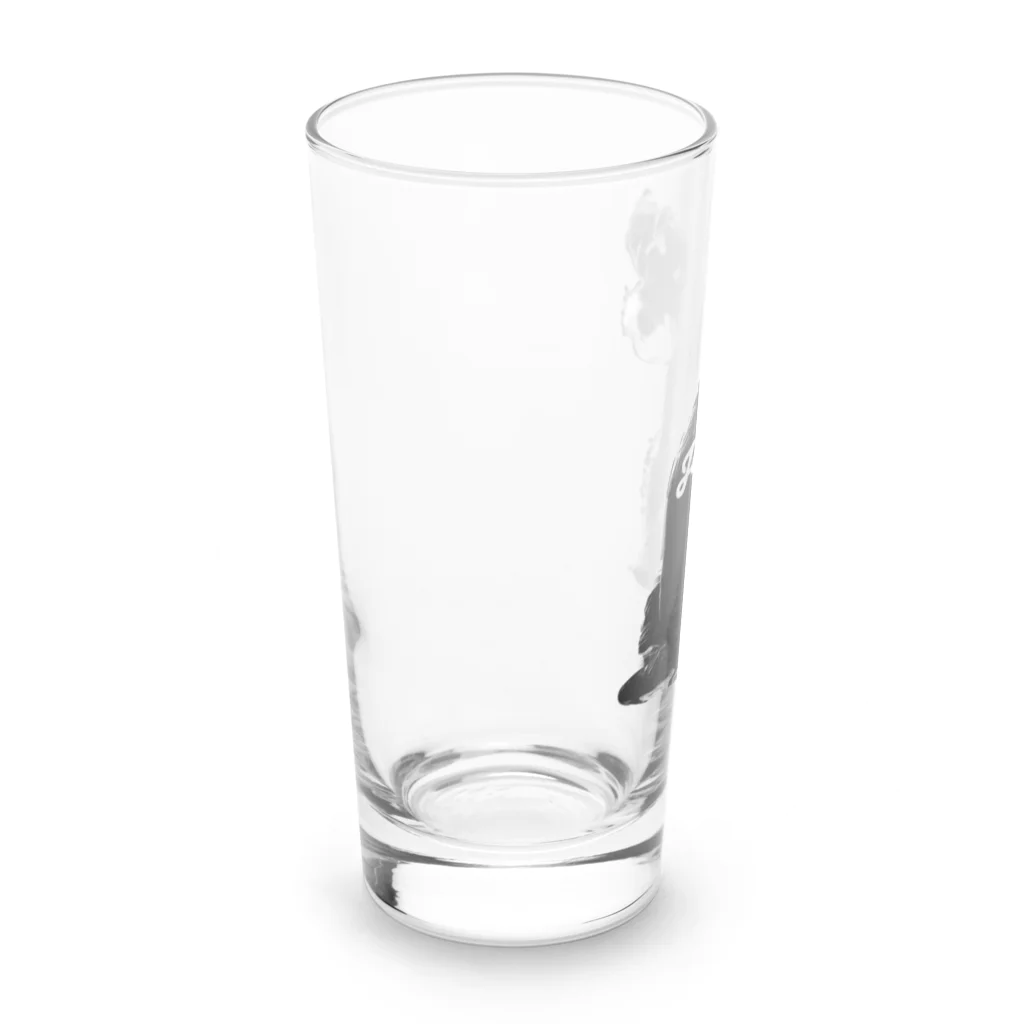 jastice1037の見返り犬ジャスティス Long Sized Water Glass :left