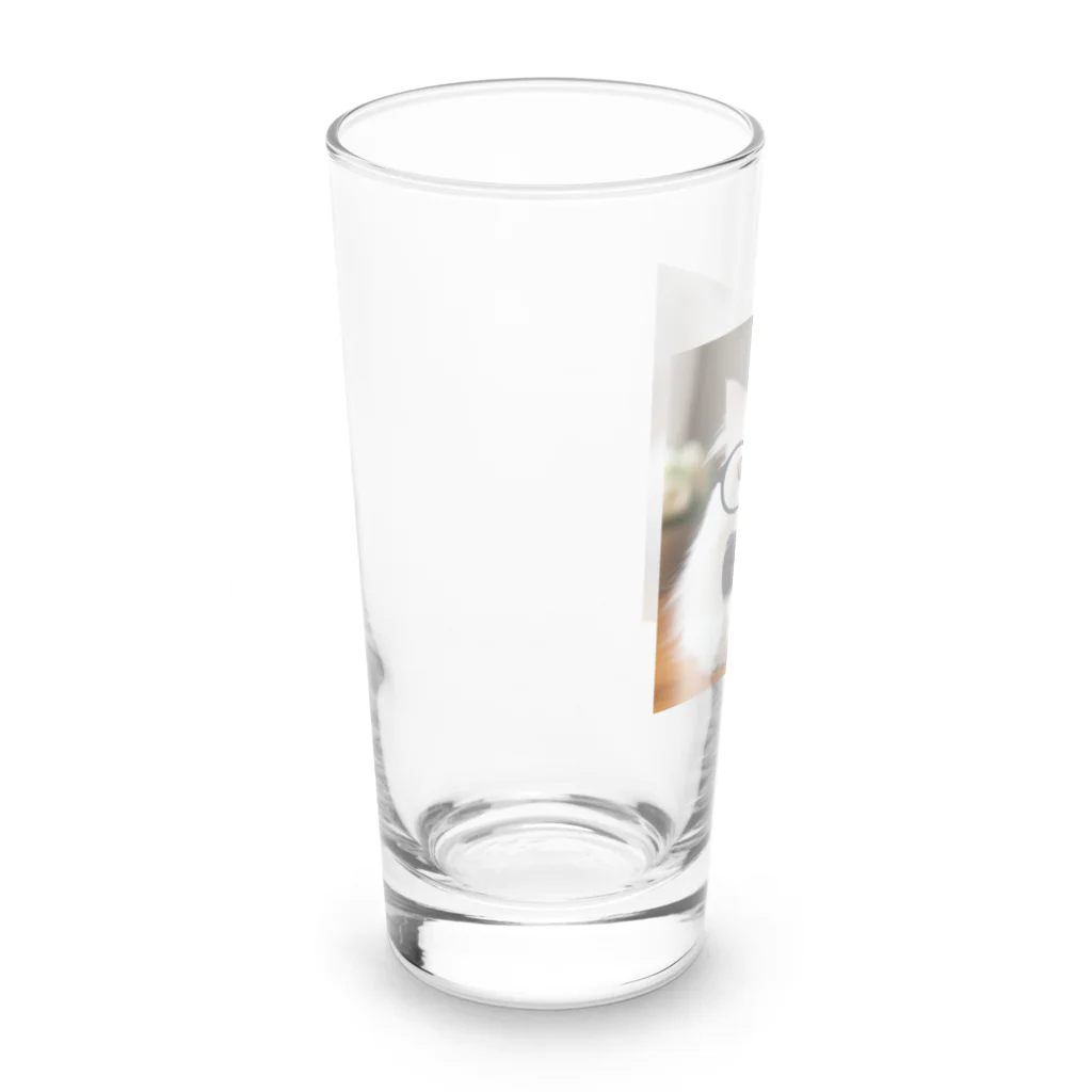 ai-AIの猫教授 Long Sized Water Glass :left