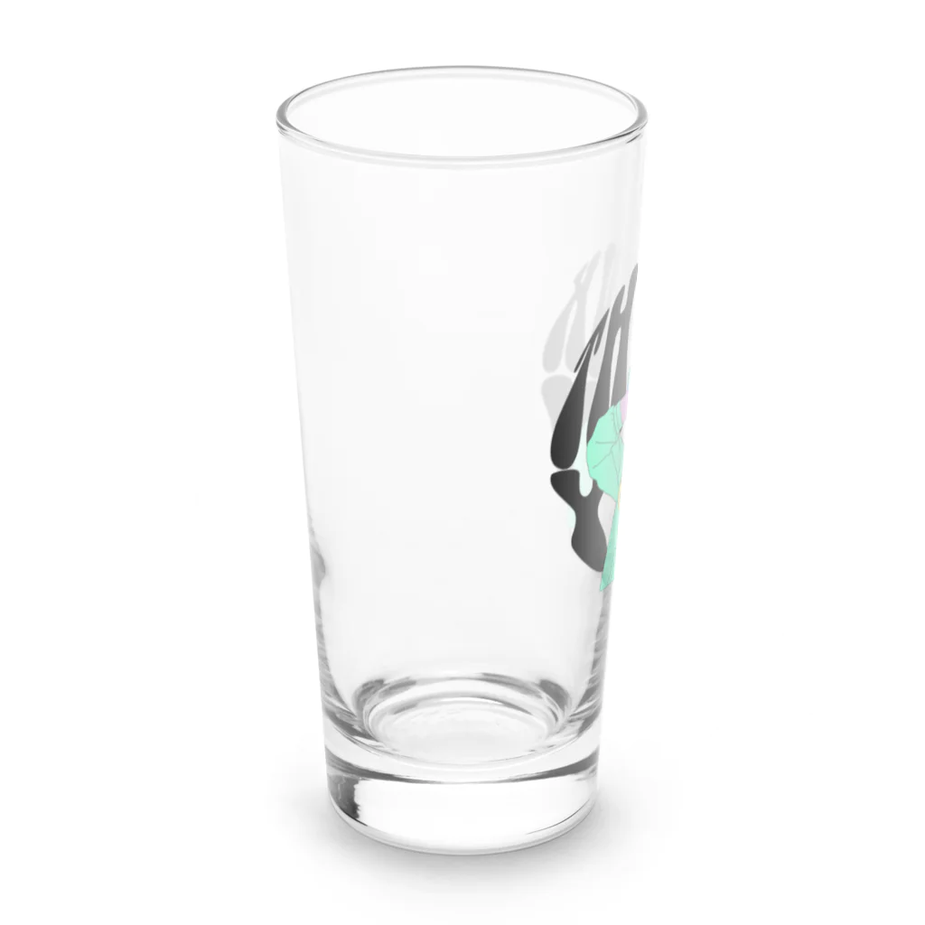 CHIBE86のパステルカラー　thank you Long Sized Water Glass :left