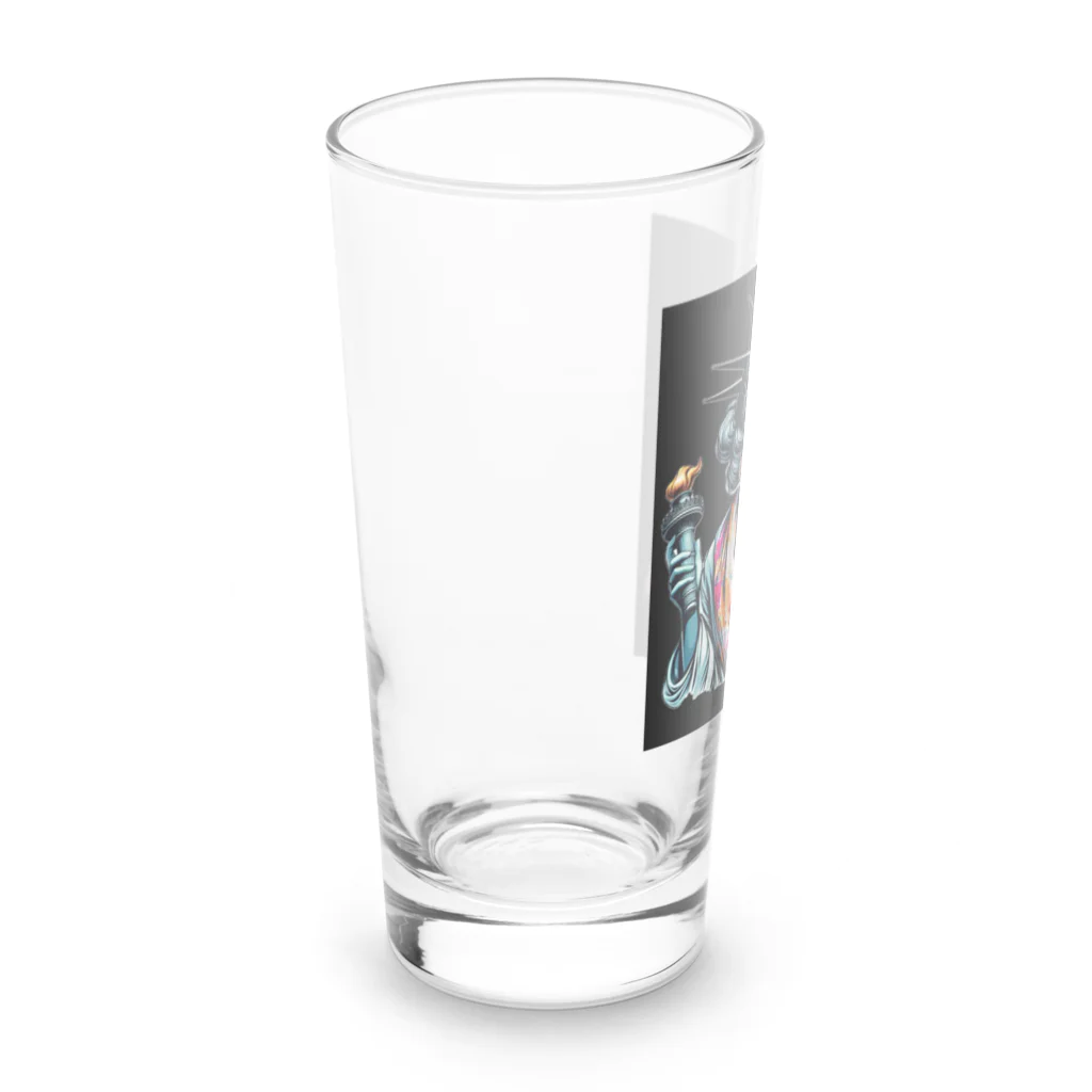 -7-7-7の自由の女神 Long Sized Water Glass :left