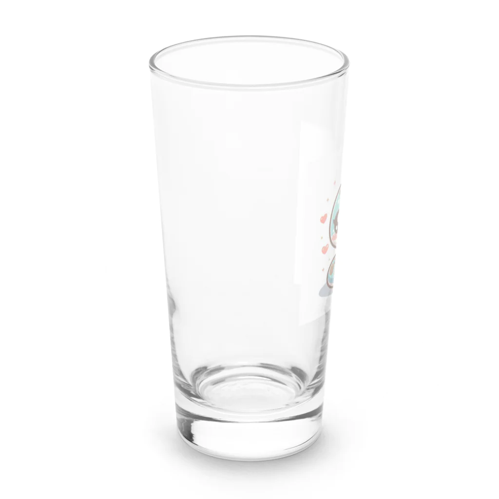 Sin-nonの可愛いヘビのキャラクターグッズです。 Long Sized Water Glass :left