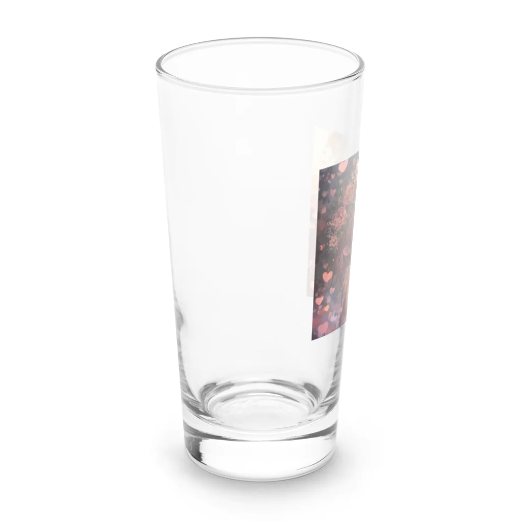 AQUAMETAVERSEの愛犬の愛心温まる愛情　なでしこ1478 Long Sized Water Glass :left