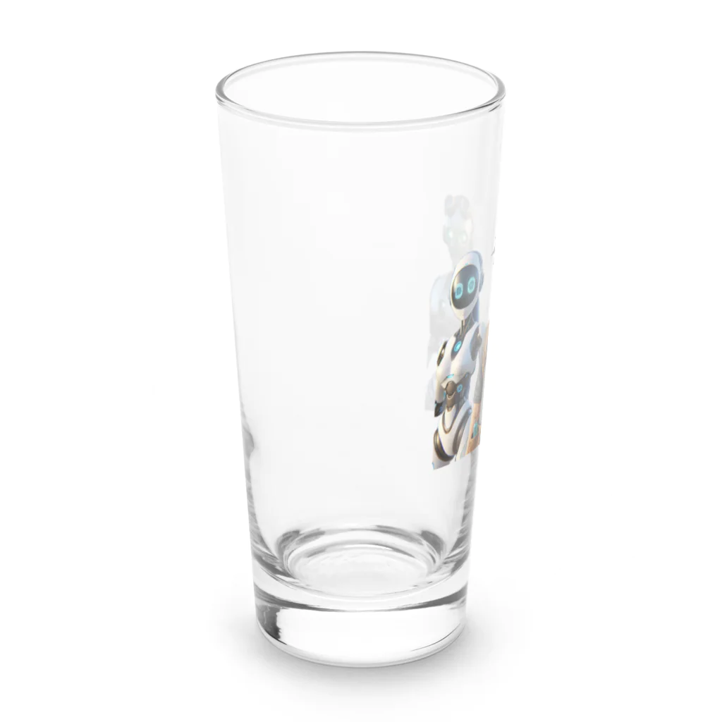 ETOWA_TOWAの未来都市のロボットたち Long Sized Water Glass :left