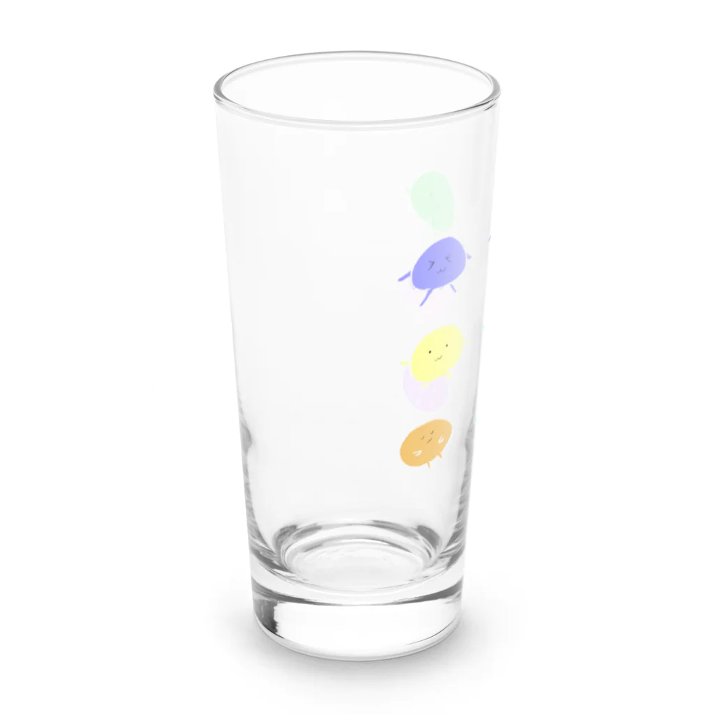 P_aquaのグミちゅ～ Long Sized Water Glass :left