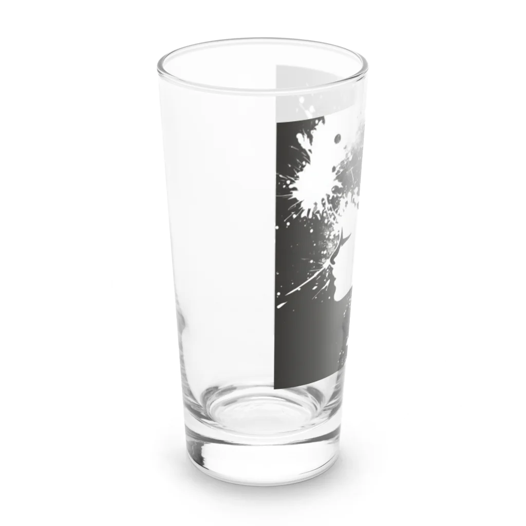 8890のスプレーアート Long Sized Water Glass :left