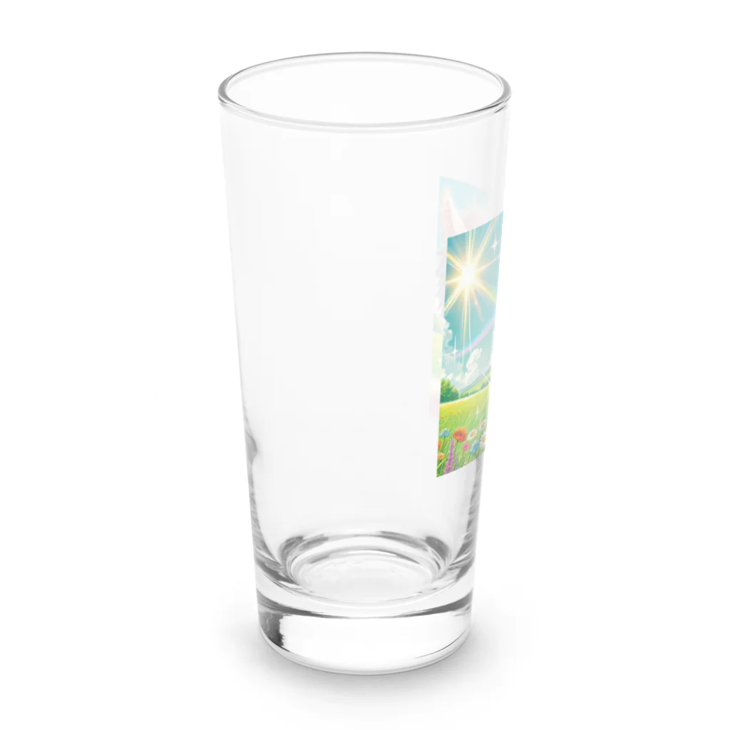 DQ9 TENSIのアニメ風アルパカ Long Sized Water Glass :left