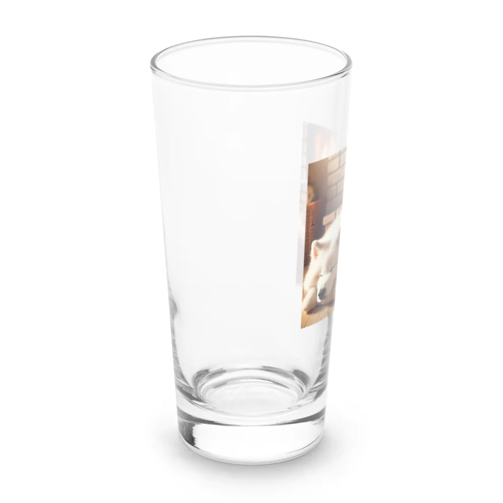 hachitaroのおやすみタイム Long Sized Water Glass :left