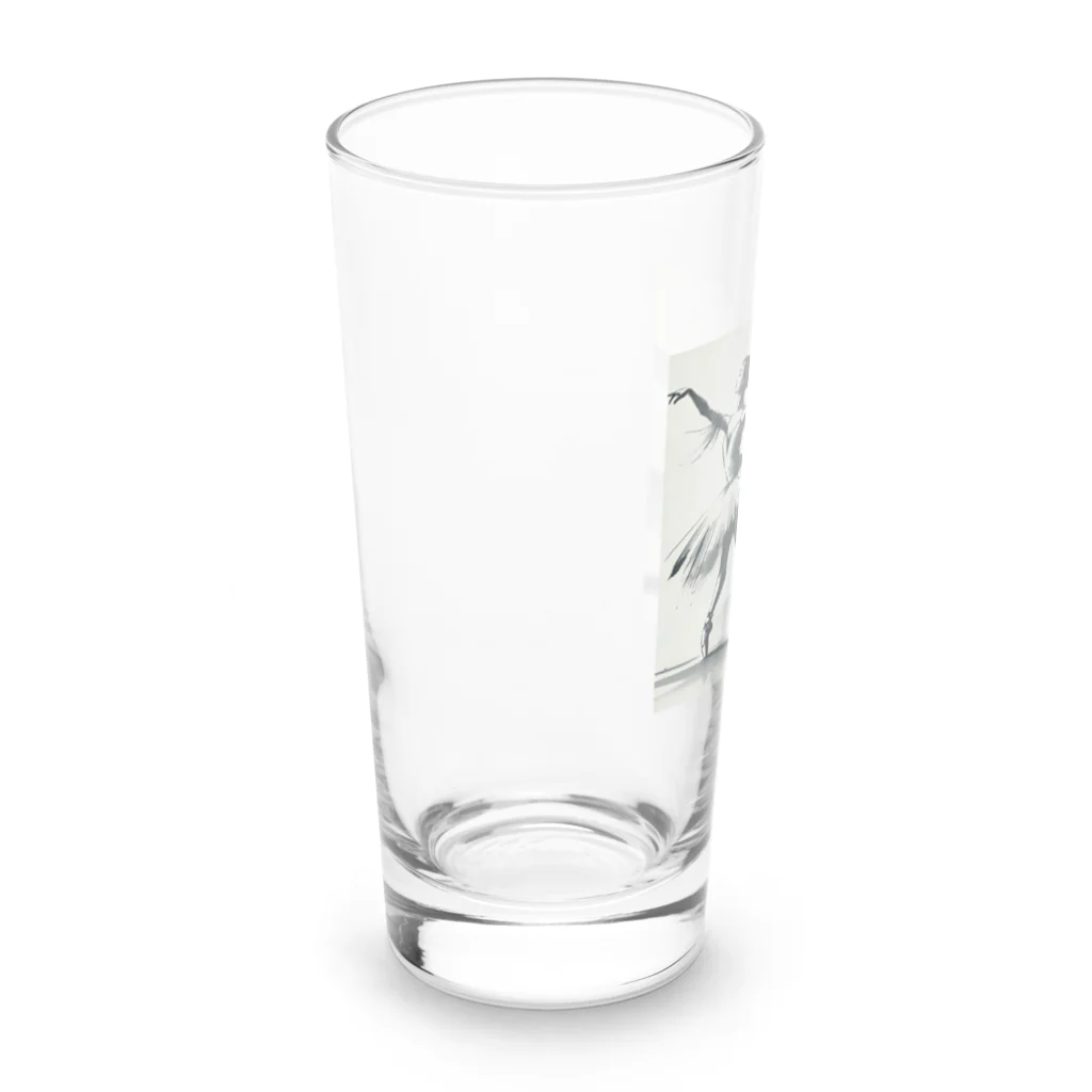 endo-6754の水墨×バレエ Long Sized Water Glass :left