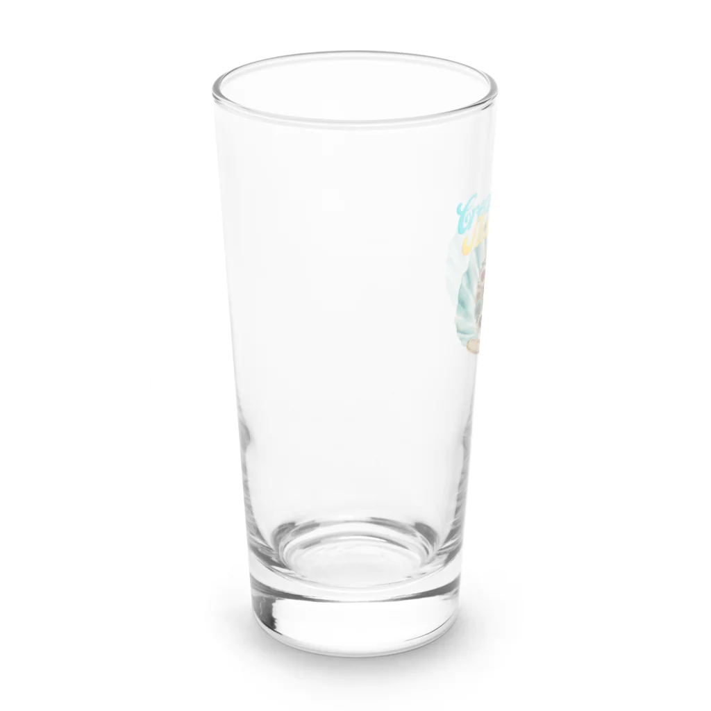 クレアスターのひまわりカメヴィンテージ風 Long Sized Water Glass :left