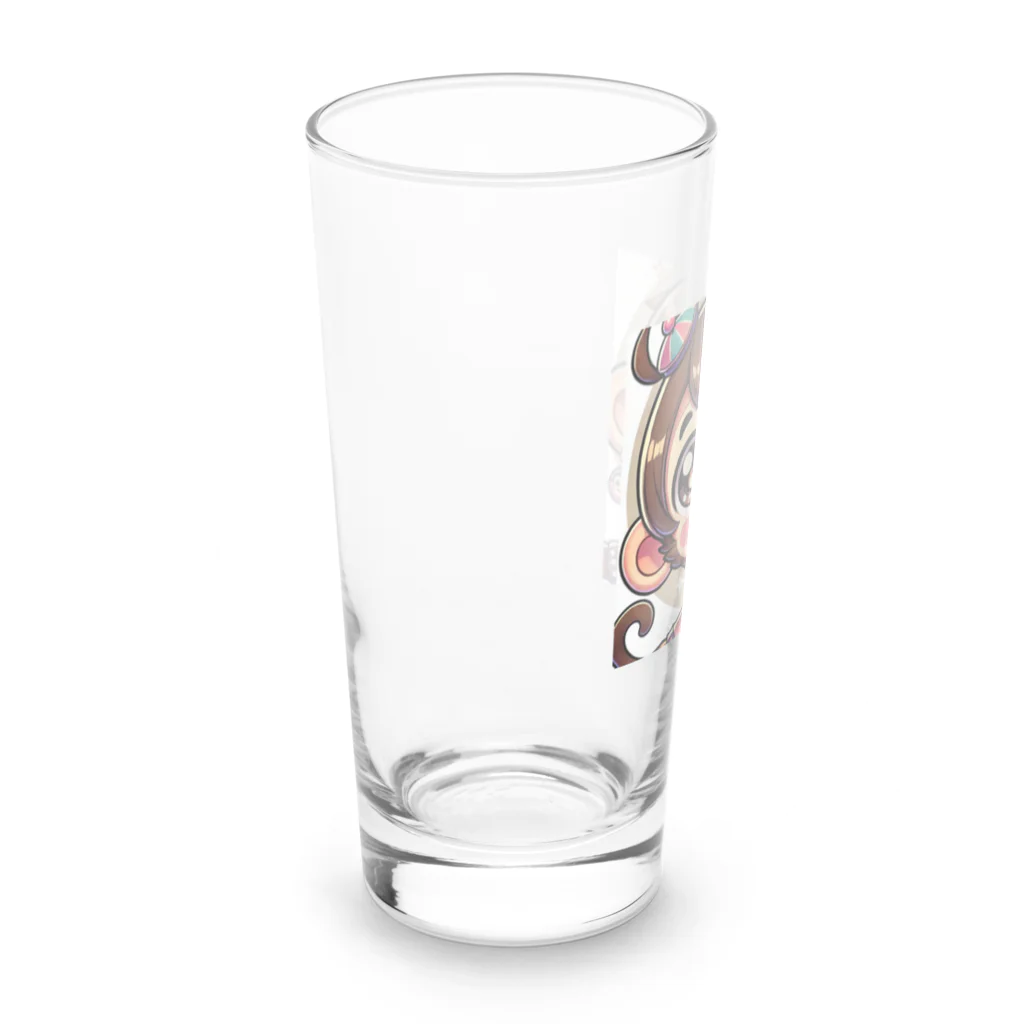 Makisuのさる吉 Long Sized Water Glass :left