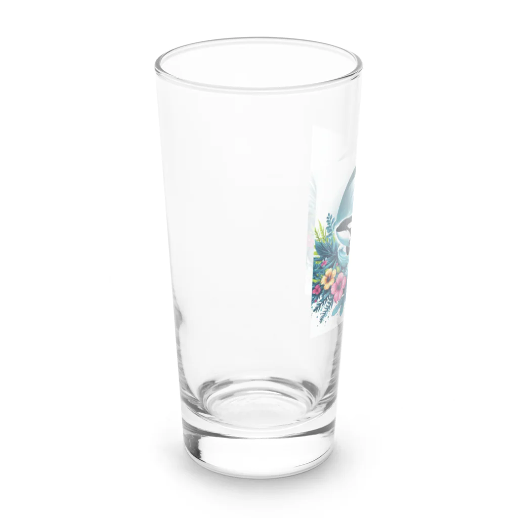 ココナッツアイランド©️のシャチ Long Sized Water Glass :left