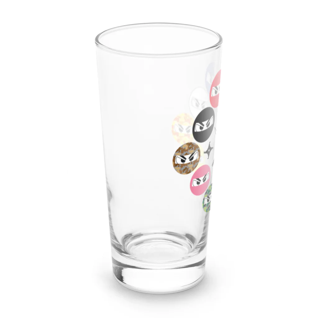 Tossy's colorの【忍び】忍び勢ぞろい Long Sized Water Glass :left