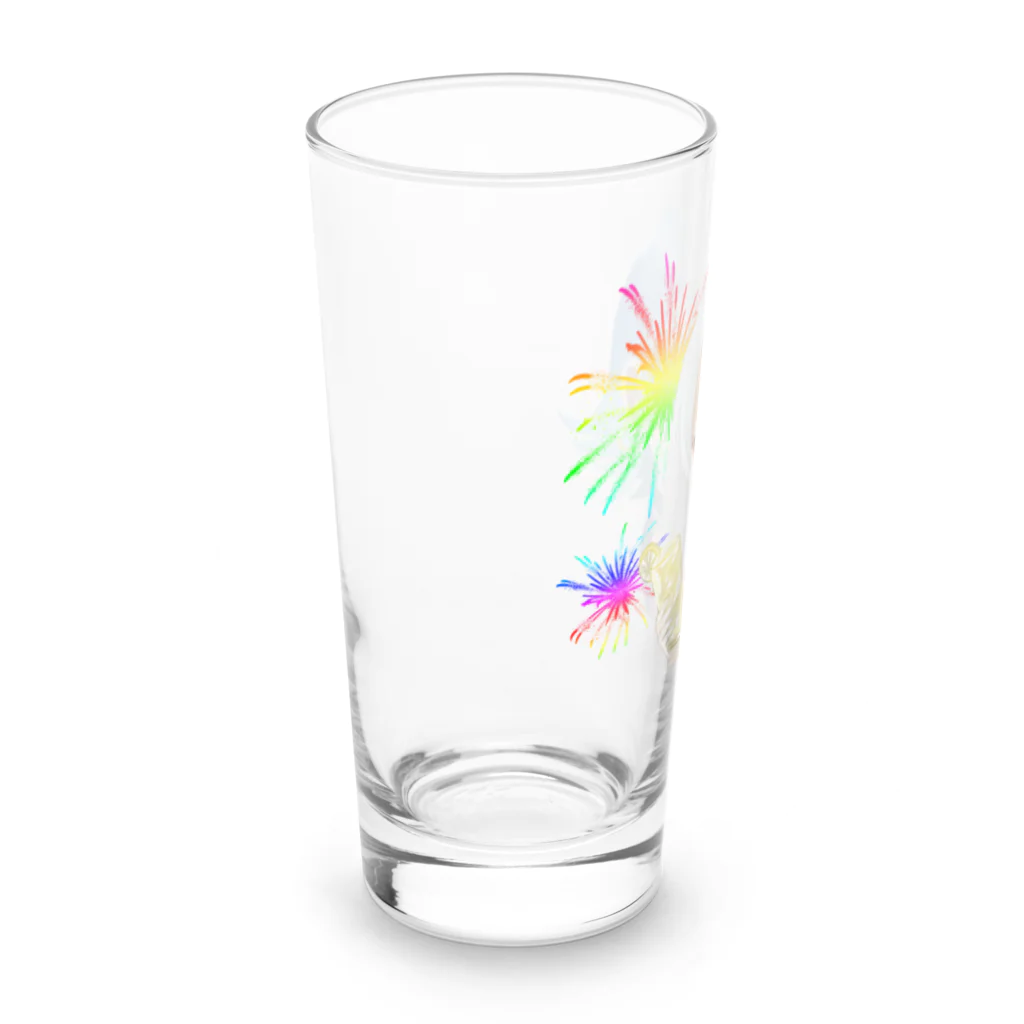 乾杯がーるずSHOPのKanpaiGirl「花火大会ちゃん」グラス Long Sized Water Glass :left