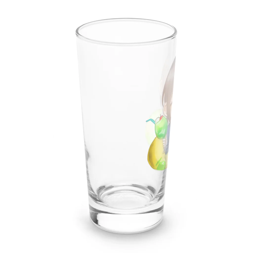 乾杯がーるずSHOPのKanpaiGirl「海水浴ちゃん」グラス Long Sized Water Glass :left