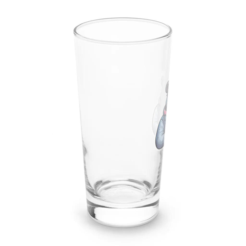 lyscollectionの悪いくまさん Long Sized Water Glass :left