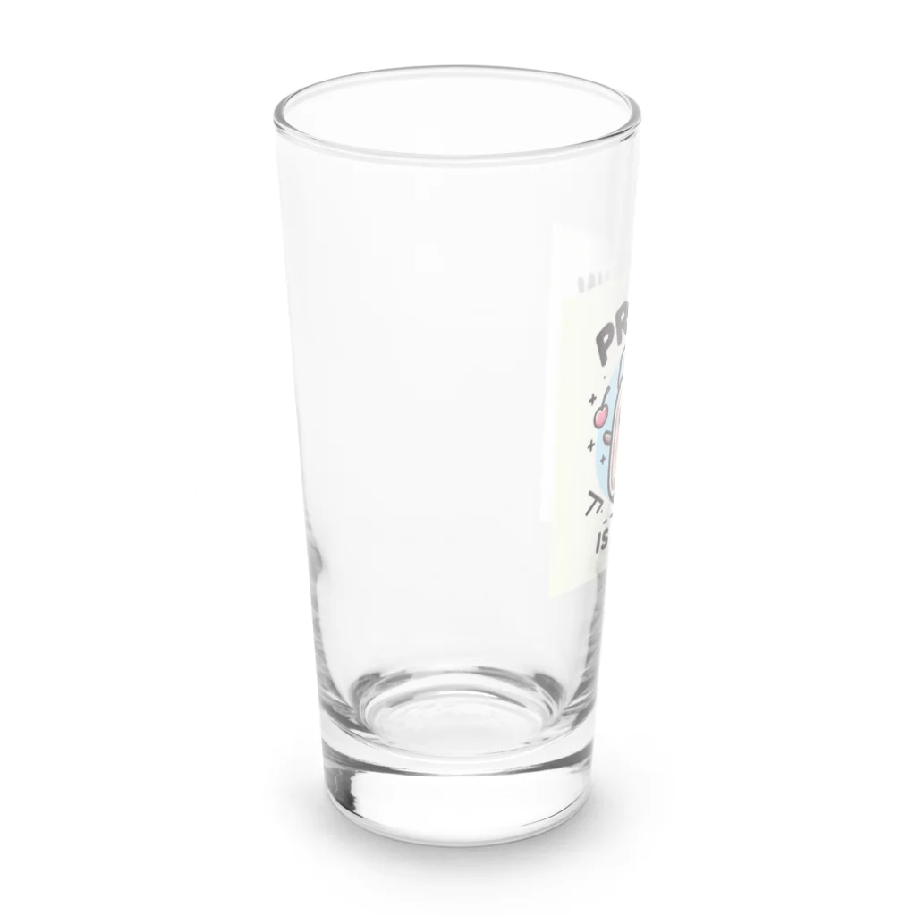 FOOD･Tのプロテインは正義 Long Sized Water Glass :left