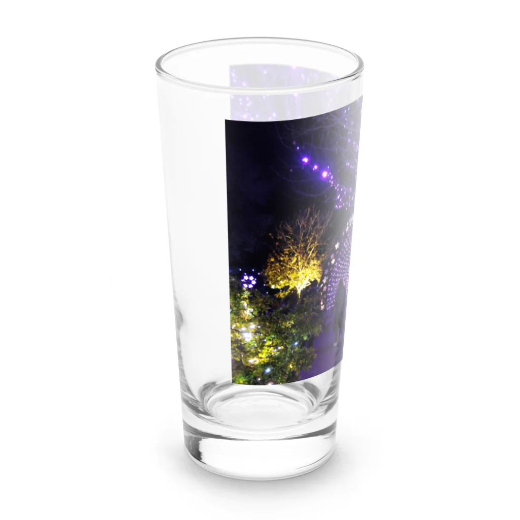 morinoyouseiのキラキラ輝くイルミネーションの世界 Long Sized Water Glass :left