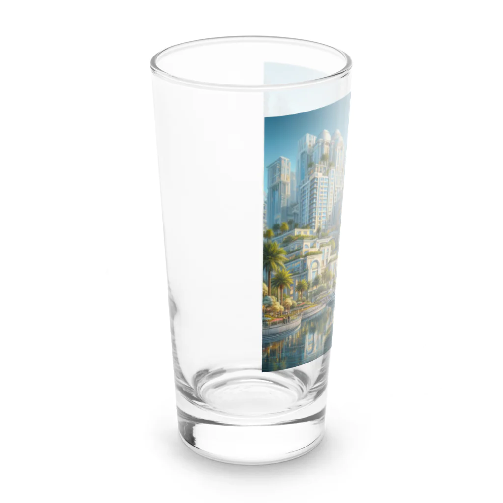 ハッピーハッピープラザ！のウォーターフロント Long Sized Water Glass :left