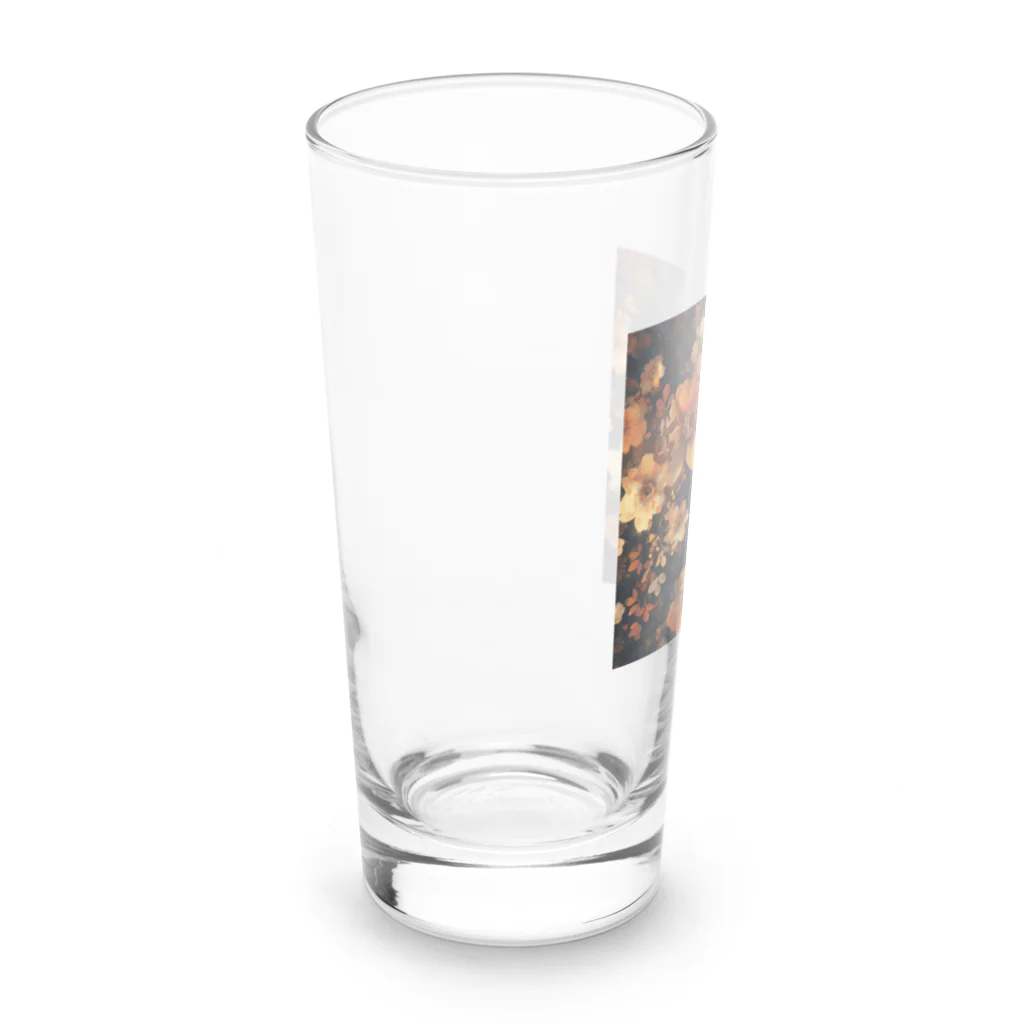 オンラインショップイエローリーフの可愛らしい小さな花 Long Sized Water Glass :left