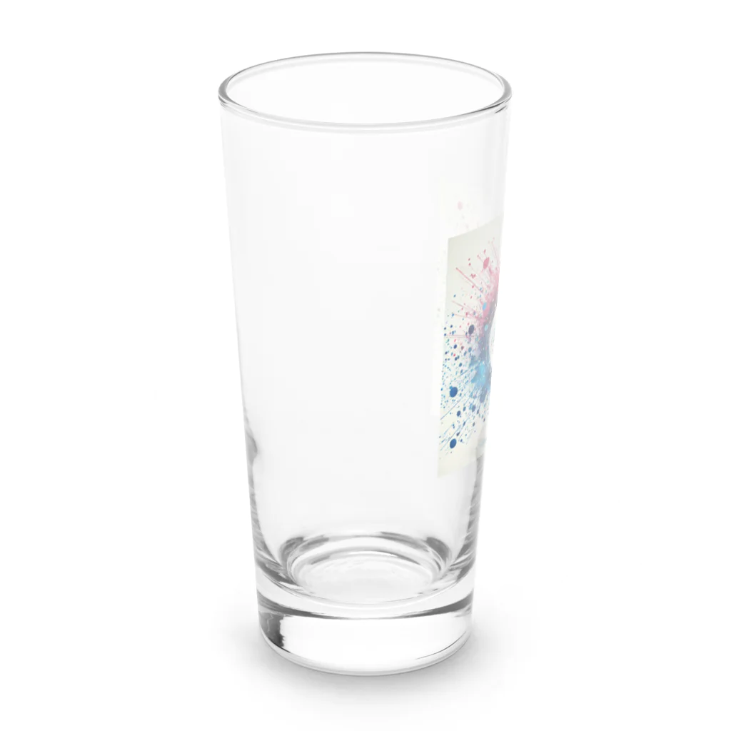 pyoromalの絵具が垂れちゃった・・・ Long Sized Water Glass :left