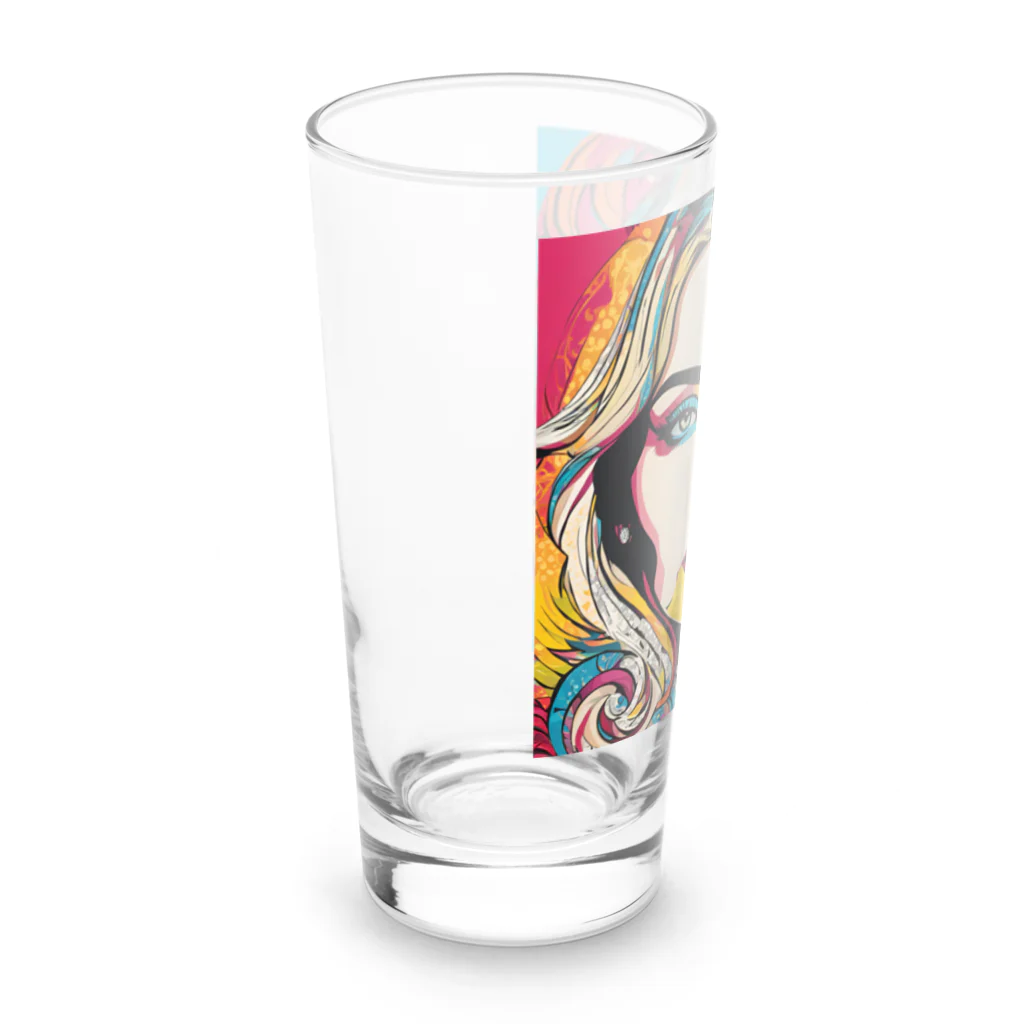 8890のポップアート Long Sized Water Glass :left