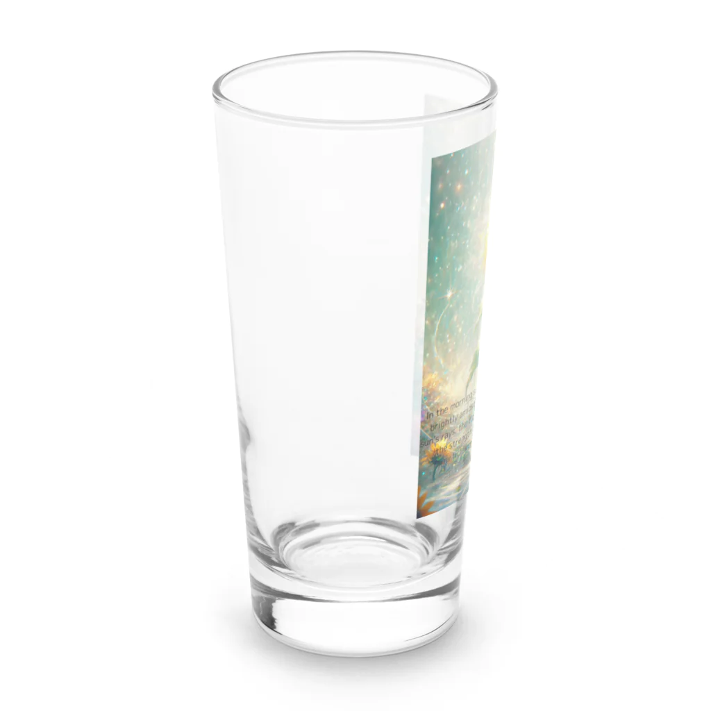 takapoonの「朝日の中の希望」 Long Sized Water Glass :left