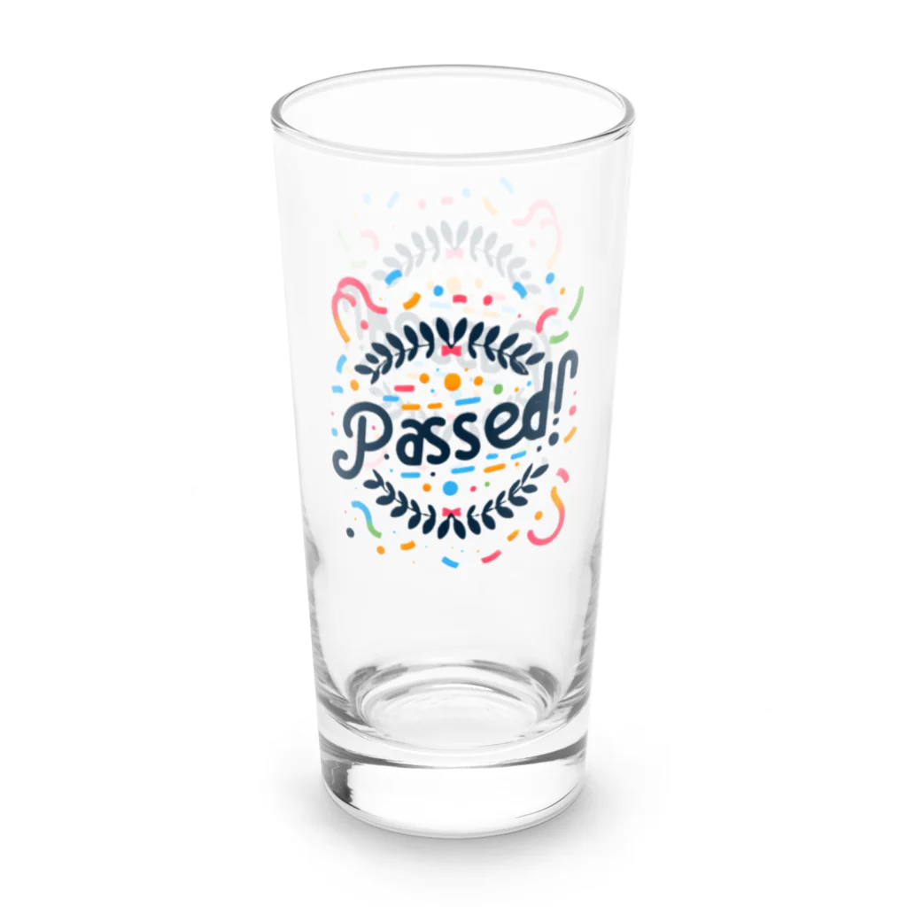 わっしょいの合格PASSED Long Sized Water Glass :left