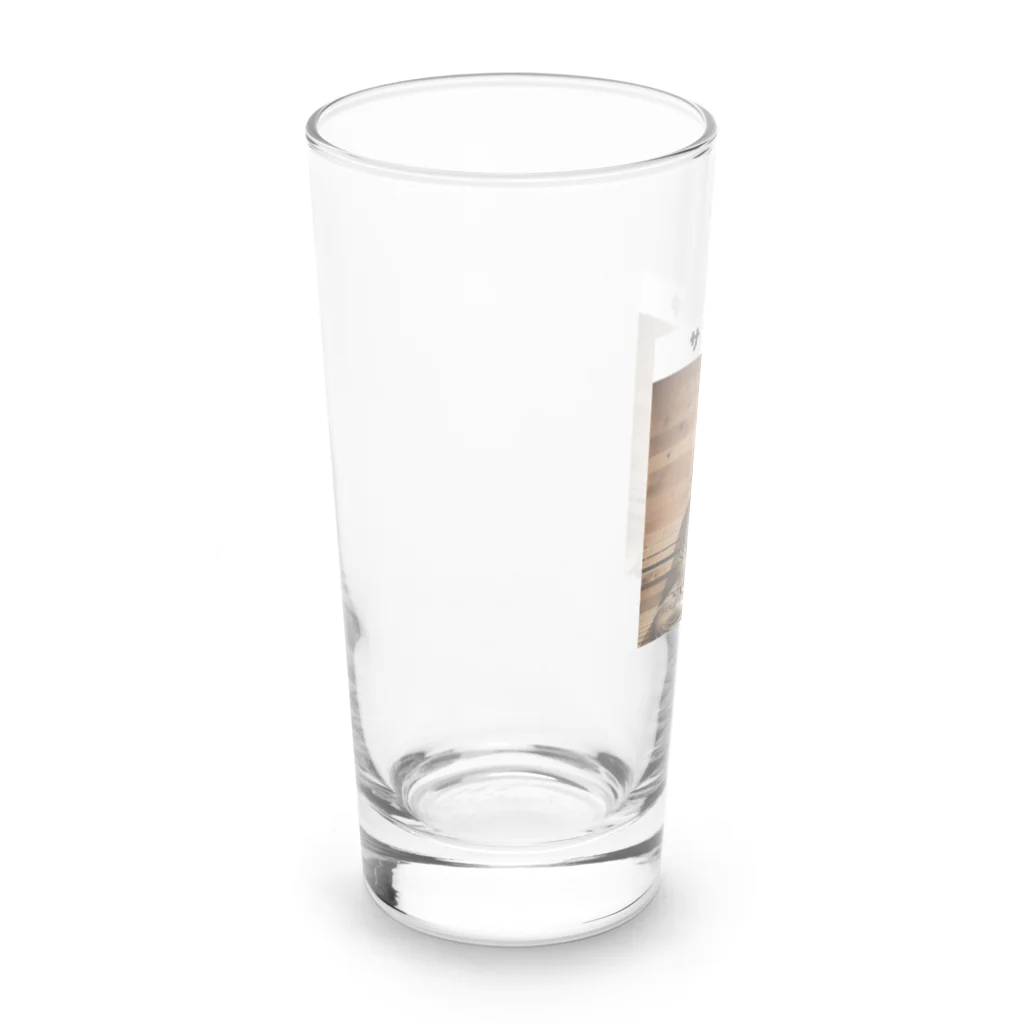 世捨て人【本来無一物】の仏像とサウナ Long Sized Water Glass :left