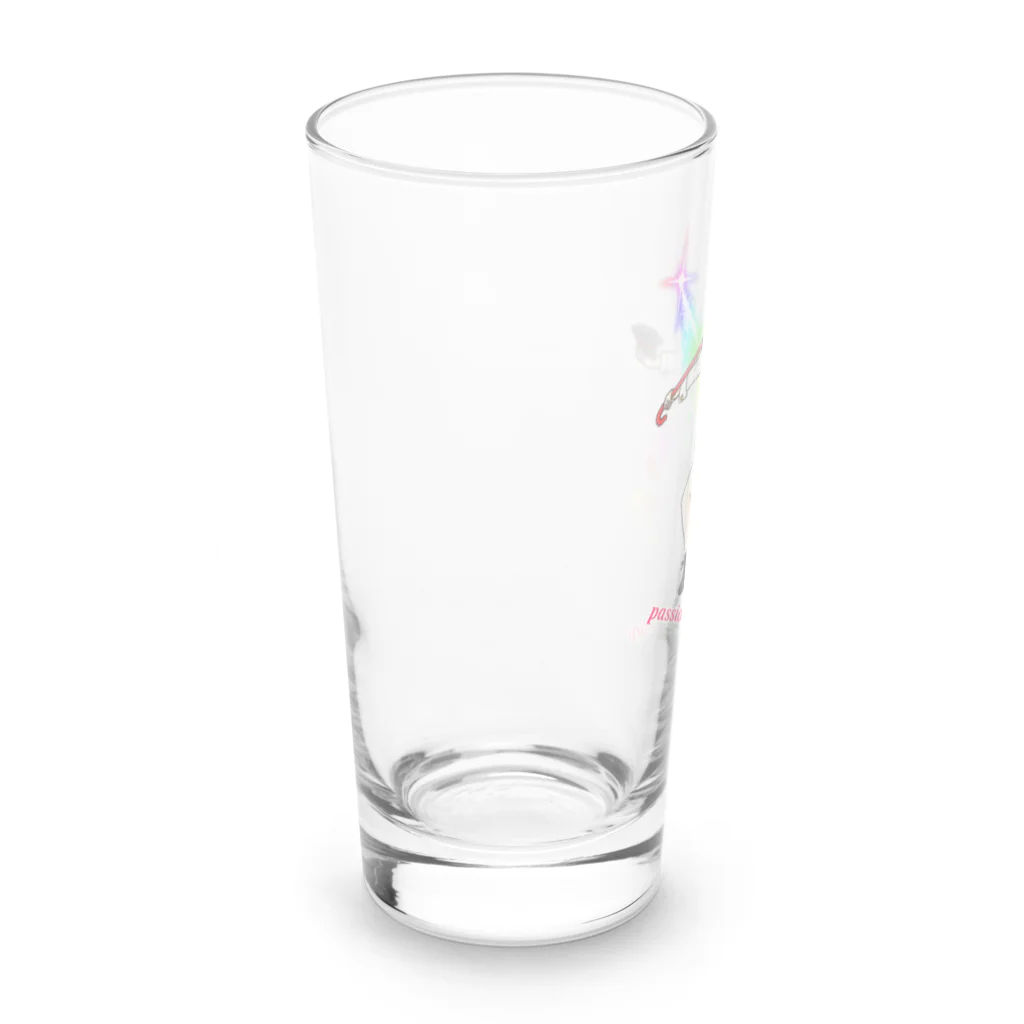 Lily bird（リリーバード）のフルカラー ジャズダンサー 光と英字ロゴ Long Sized Water Glass :left