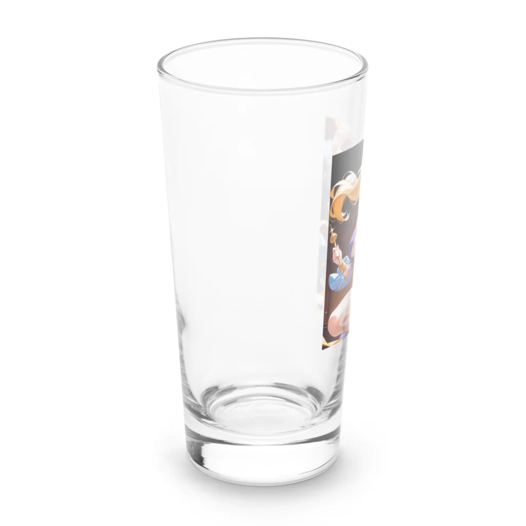 REALIVE(リアライブ)🎁公式の紫の踊り子タレイア 二次元タレイアシリーズNo.2 4-2-250204 Long Sized Water Glass :left