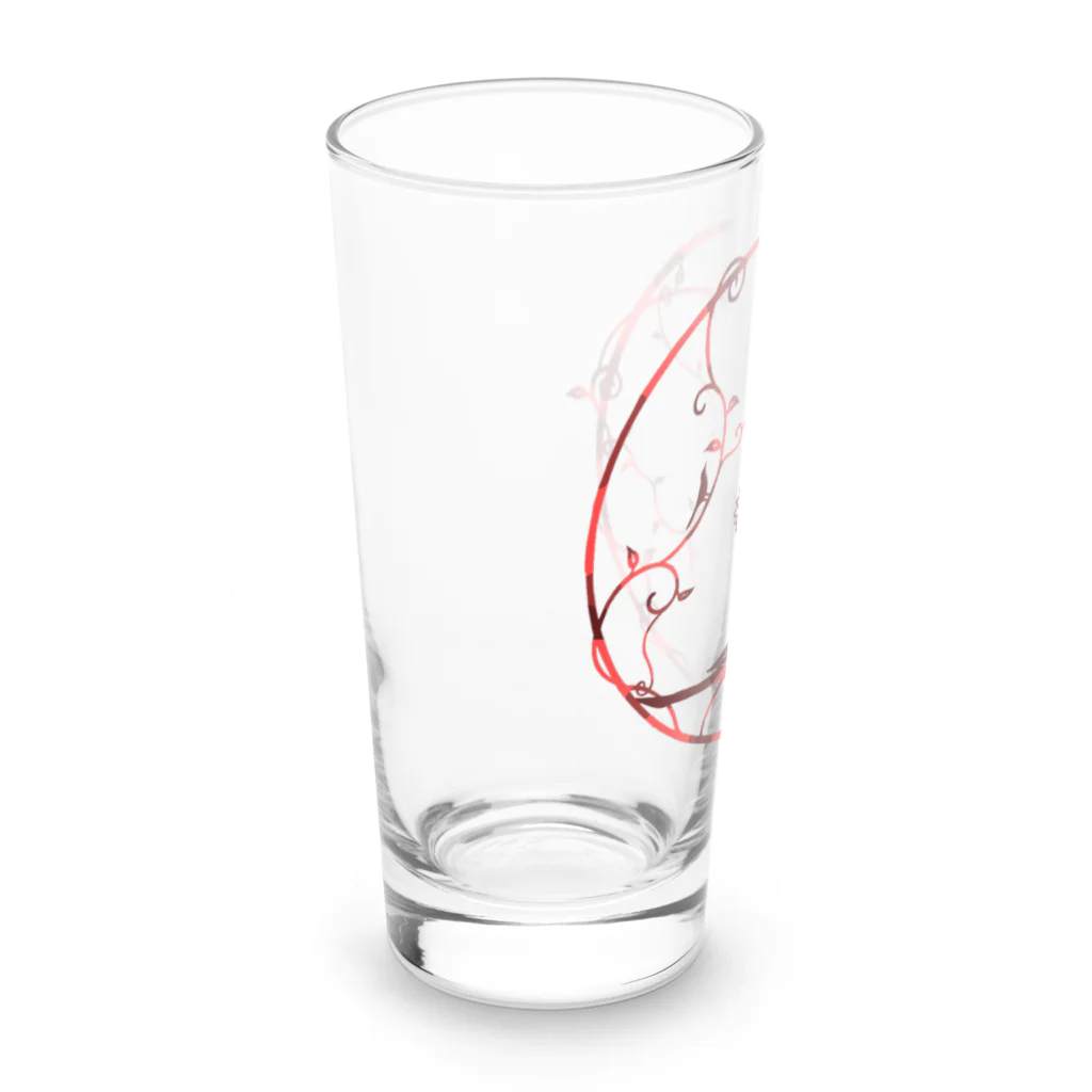 ツバメ堂の赤い鳥 Long Sized Water Glass :left