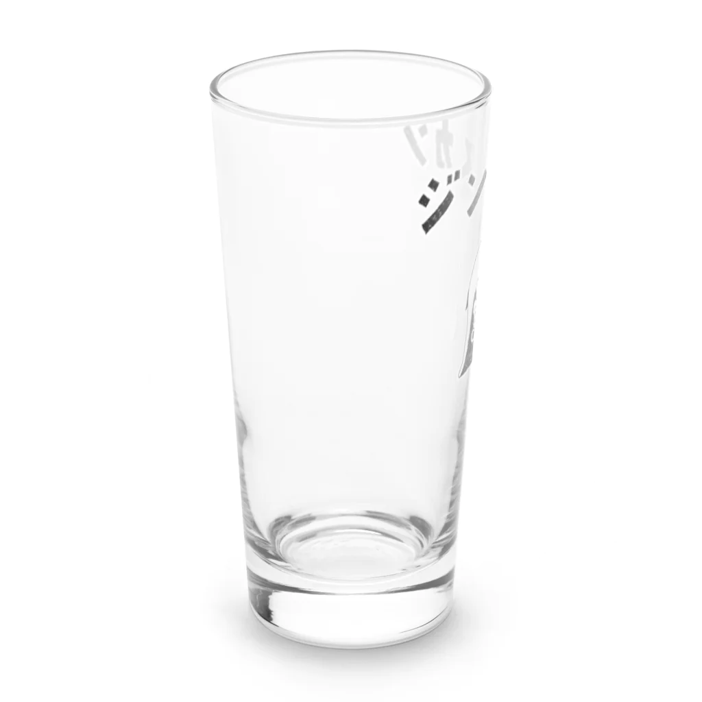 NIKORASU GOの歴史の偉人デザイン「ジンギスカン」（Tシャツ・パーカー・グッズ・ETC） Long Sized Water Glass :left