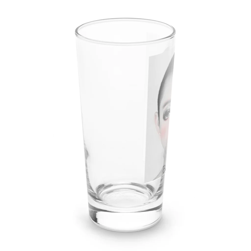 みにゃ次郎の坊主女子 Long Sized Water Glass :left